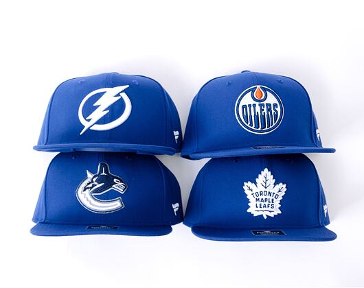 Kšiltovka Fanatics - Tampa Bay Lightning - A/CAP Str Mid Crn Adj Sqv Sbk - Blue Cobalt