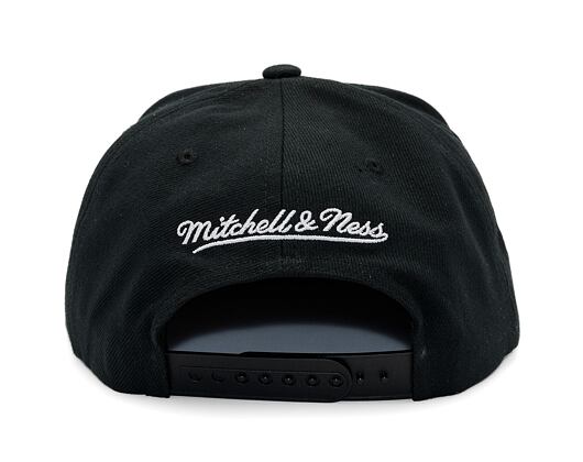 Kšiltovka Mitchell & Ness - Evergreen Black/White Snapback - Milwaukee Bucks - Black