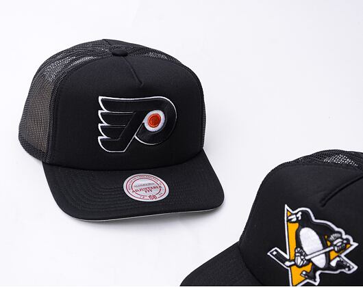 Kšiltovka Mitchell & Ness - Evergreen Trucker - Philadelphia Flyers - Black