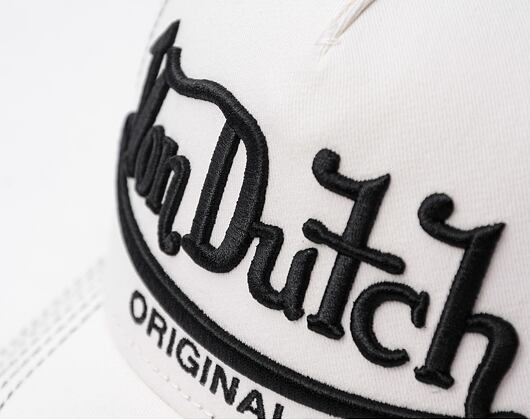 Kšiltovka Von Dutch Riverside Cotton Twill White/Black