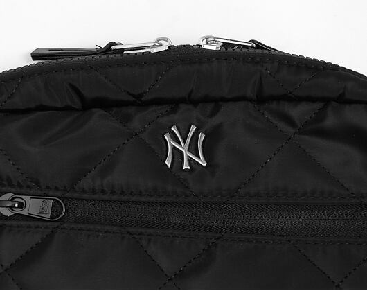 Ledvinka New Era - MLB Quilted Camera Bag - NY Yankees - Black / Silver