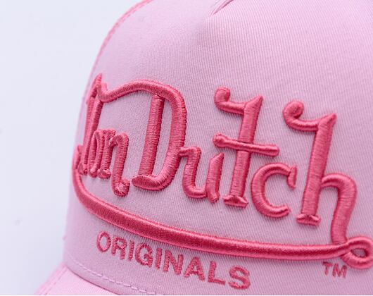 Kšiltovka Von Dutch - Trucker Riverside - Caps - Cot Twill - Pink