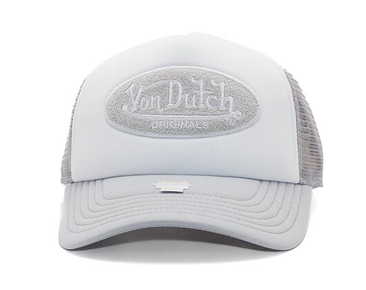 Kšiltovka Von Dutch - Trucker Tampa - Caps - Polyester Foam - White/ Grey