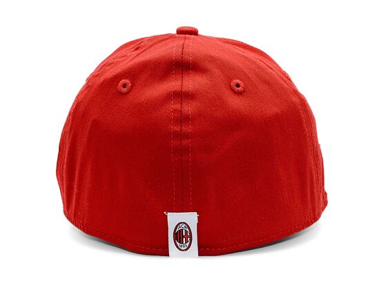 Kšiltovka New Era - M Logo 39THIRTY - AC Milan - Scarlet / Black