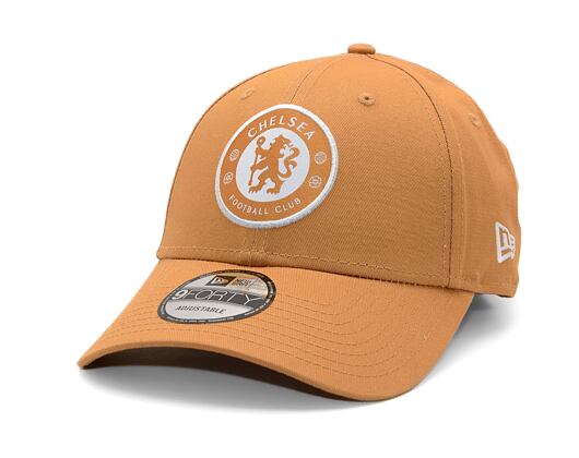 Kšiltovka New Era - Pop Outline 9FORTY - Chelsea FC Lion Crest - Ochre / White