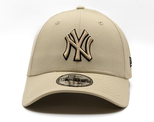 Kšiltovka New Era - MLB Team Outline 9FORTY - NY Yankees - Stone / Black