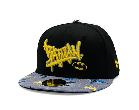 Dětská Kšiltovka New Era - Warner Bros Batman 9FIFTY - Black / Yellow