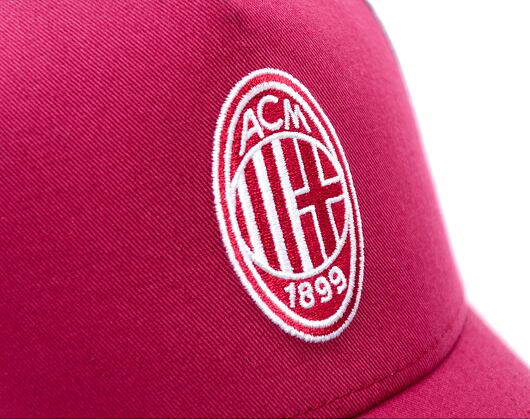 Kšiltovka New Era - Seasonal 9FORTY Trucker - AC Milan - Burgundy