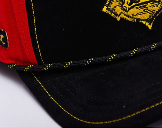 Kšiltovka Capslab - Trucker Harry Potter - Hogwards Suede - Black/Red