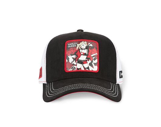 Kšiltovka Capslab - Trucker DC Comics - Harley Queen - Black / White