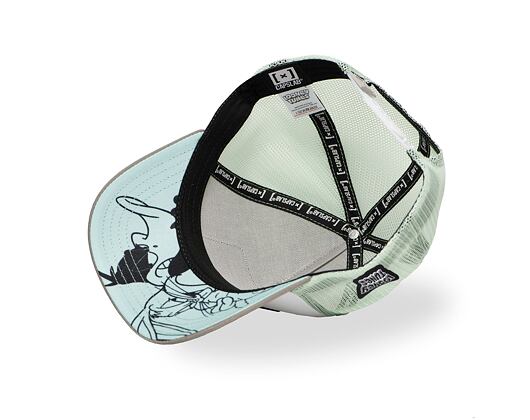 Kšiltovka Capslab - Trucker Looney Tunes - Bugs Bunny - White / Mint