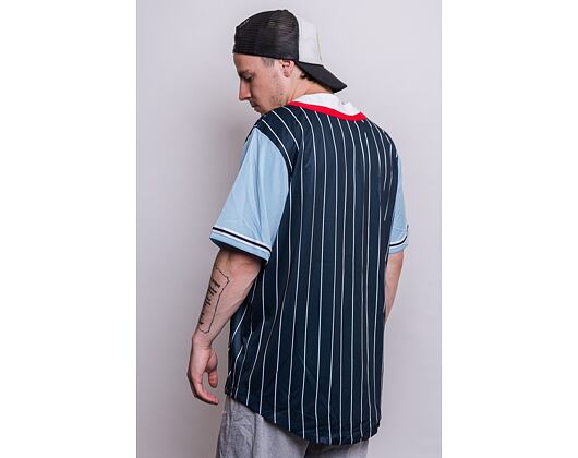 Dres Karl Kani KK College Block Pinstripe Baseball Shirt 6035539