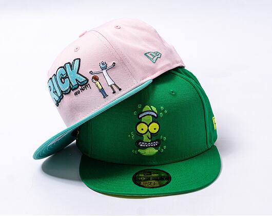 Kšiltovka New Era 59FIFTY Rick and Morty New Olive