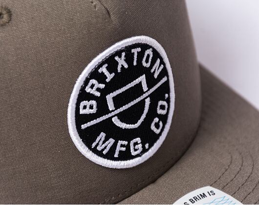 Kšiltovka Brixton Crest C MP Snapback - Cinder Grey