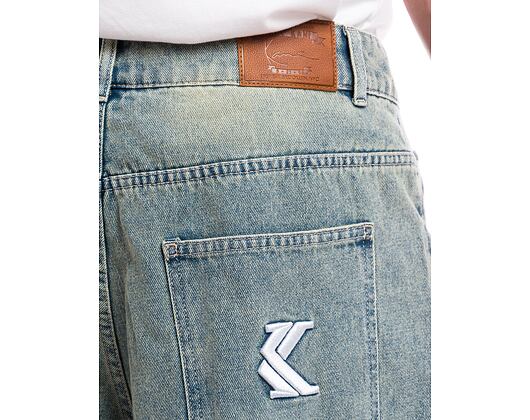 Kraťasy Karl Kani OG Denim Baggy Jorts bleached blue