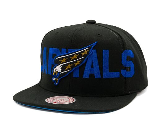 Kšiltovka Mitchell & Ness Full Frontal Snapback Vntg NHL Washington Capitals Black