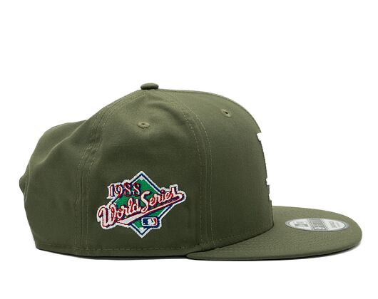 Kšiltovka New Era 9FIFTY MLB Repreve Los Angeles Dodgers Retro - Olive / White