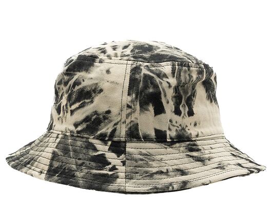 Klobouk Kangol Tie Dye Bucket Bleached Black