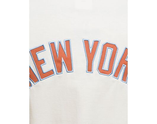 Triko New Era MLB World Series Back Print Oversized Tee New York Yankees - Off White / Terracotta