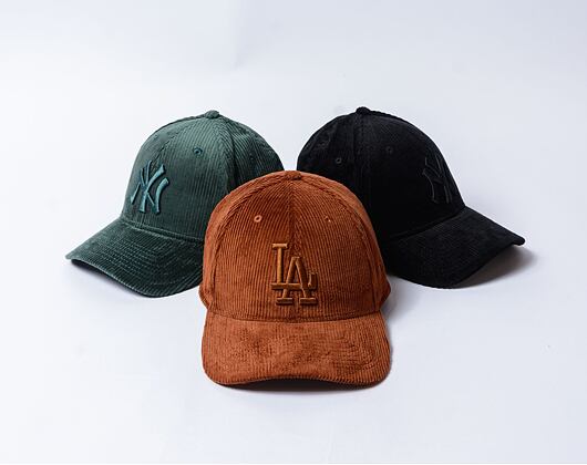 Kšiltovka New Era - 39THIRTY Cord - LA Dodgers - Brown