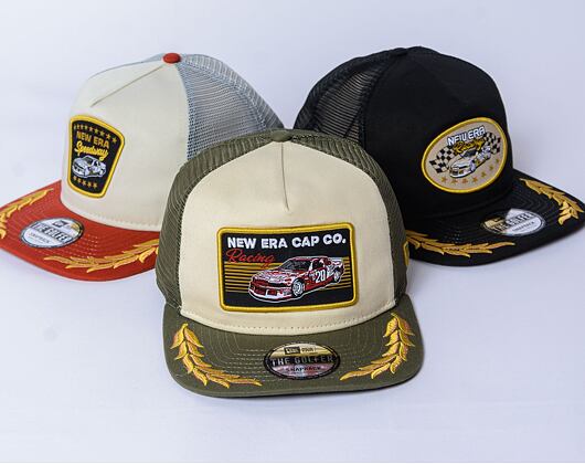 Kšiltovka New Era - Golfer Motorsport Retro Trucker - New Olive