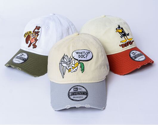 Kšiltovka New Era - 9TWENTY Washed - Bugs Bunny - Beige / Grey