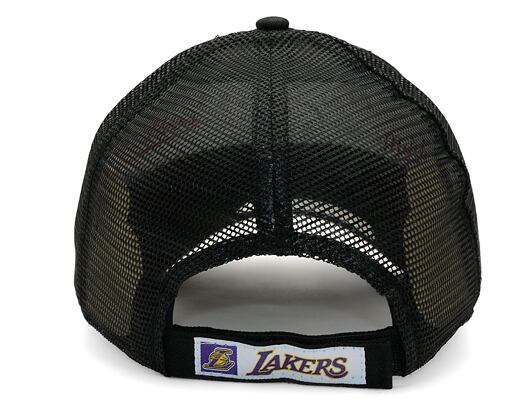 Kšiltovka New Era - 9FORTY Home Field Trucker - LA Lakers - Black