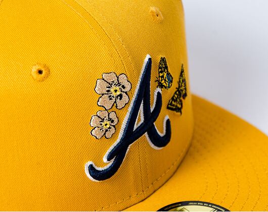 Kšiltovka New Era - 59FIFTY MLB City Flower Icon - Atlanta Braves - Yellow