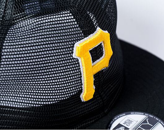 Kšiltovka New Era - 9FIFTY Embroidered Mesh - Pittsburgh Pirates - Black