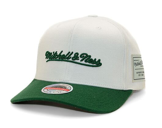 Kšiltovka Mitchell & Ness Branded Comfy Core Stretch Snapback White-Green