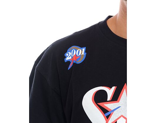 Triko Mitchell & Ness Name & Number tee Philadelphia 76Ers Allen Iverson Black