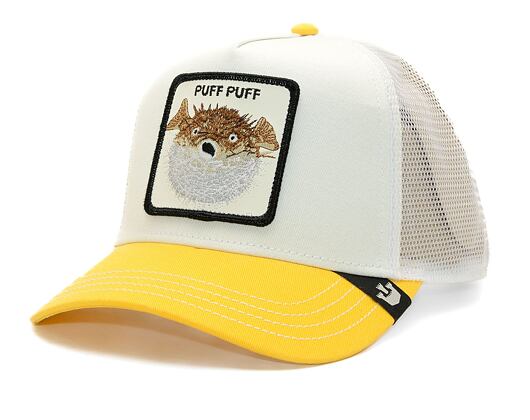 Kšiltovka Goorin Trucker - The Puff Puff Fish - Yellow