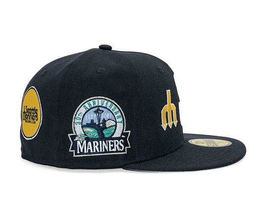 Kšiltovka New Era - 59FIFTY MLB Coops Patch - Seattle Mariners - Navy