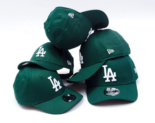 Dětská Kšiltovka New Era - 9FORTY Kids MLB Infant League Essential - LA Dodgers - Green / White