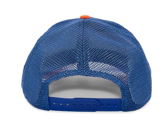 Kšiltovka Fanatics - Edmonton Oilers - A/CAP Structured Adjustable Meshback - Blue Cobalt/Dark Orang