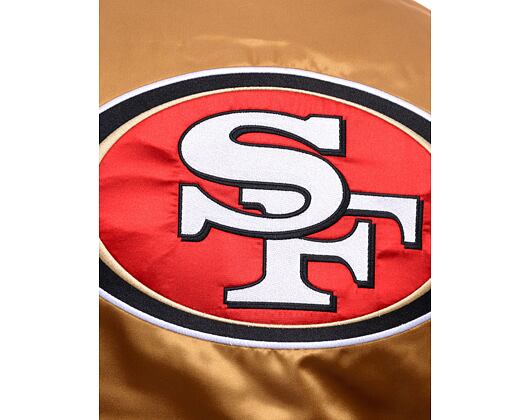 Bunda New Era - NFL Satin Bomber - San Francisco 49ers - BRZ / Scarlet