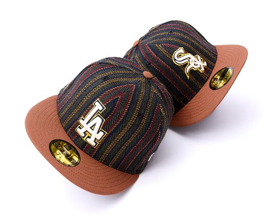 Kšiltovka New Era - 59FIFTY "Vintage Herringbone" - LA Dodgers