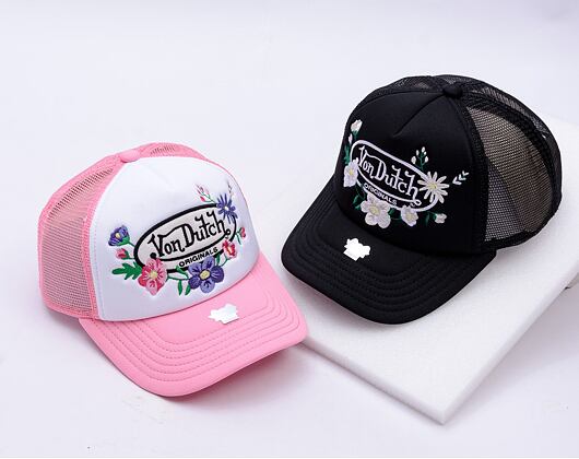 Kšiltovka Von Dutch - Trucker Flora - Caps - Polyester Foam - Black