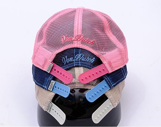 Kšiltovka Von Dutch - Trucker Riverside - Caps - Cot Twill - Pink