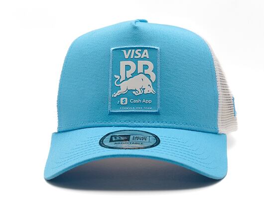 Kšiltovka New Era -  Seasonal 9FORTY Trucker - Visa Cash App Racing - Bright Blue