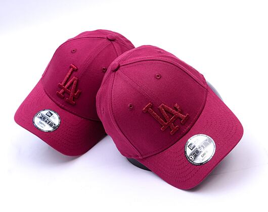 Dětská Kšiltovka New Era - MLB Metallic 9FORTY - LA Dodgers - Burgundy