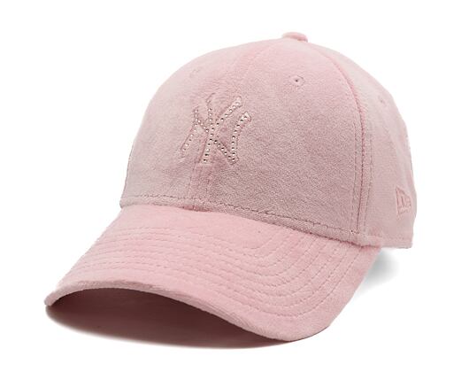 Dámská Kšiltovka New Era - MLB Diamante Velour 9FORTY - NY Yankees - Pink