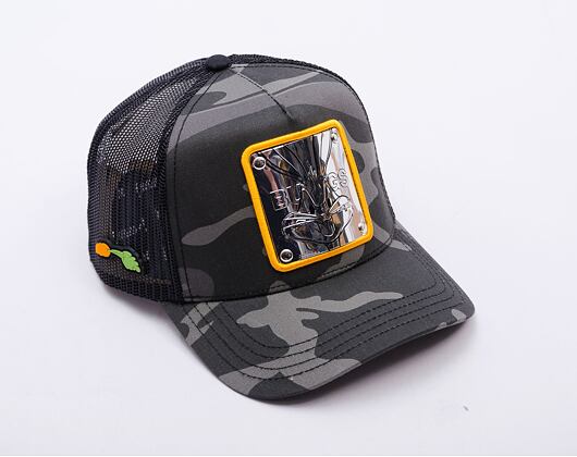 Kšiltovka Capslab - Trucker Looney Tunes Bugs Bunny - Metal/Camo