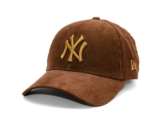 Kšiltovka New Era - MLB 2Tone Cord 9FORTY - NY Yankees - Walnut / Stone