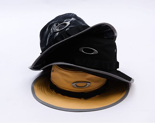 Klobouk Oakley - Field Boonie Hat - Aop Mountain Black Cement