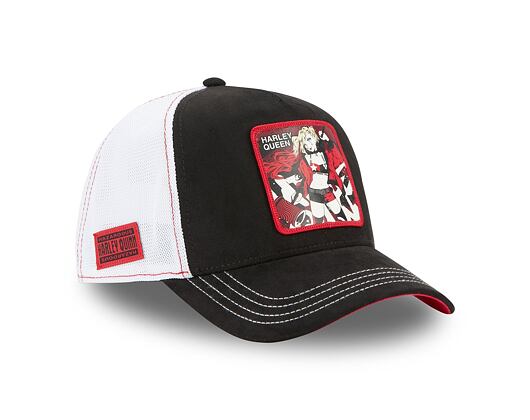 Kšiltovka Capslab - Trucker DC Comics - Harley Queen - Black / White