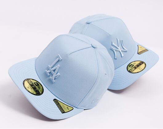 Kšiltovka New Era - MLB Color Pack 59FIFTY A-Frame - LA Dodgers - Baby Blue