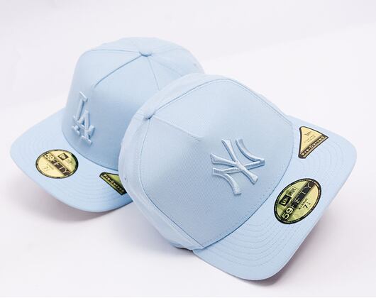 Kšiltovka New Era - MLB Color Pack 59FIFTY A-Frame - NY Yankees - Baby Blue