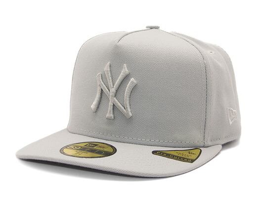 Kšiltovka New Era - MLB Color Pack 59FIFTY A-Frame - NY Yankees - Silver Grey