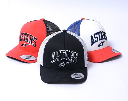 Kšiltovka Alpinestars Dunker Trucker Black/White